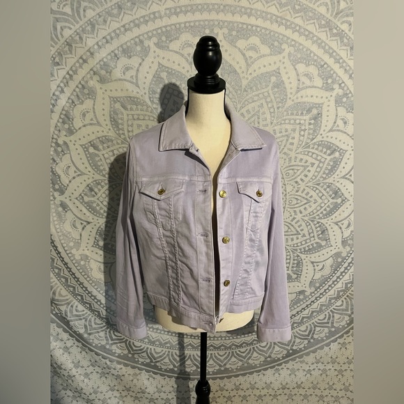 Michael Kors Jackets & Blazers - Michael Kors Light Purple Jean Jacket